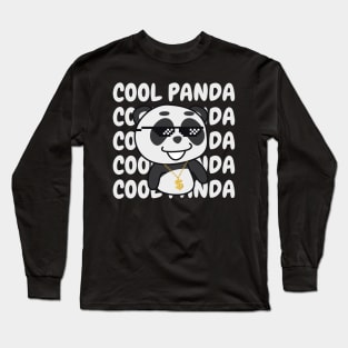 Cool Panda Long Sleeve T-Shirt